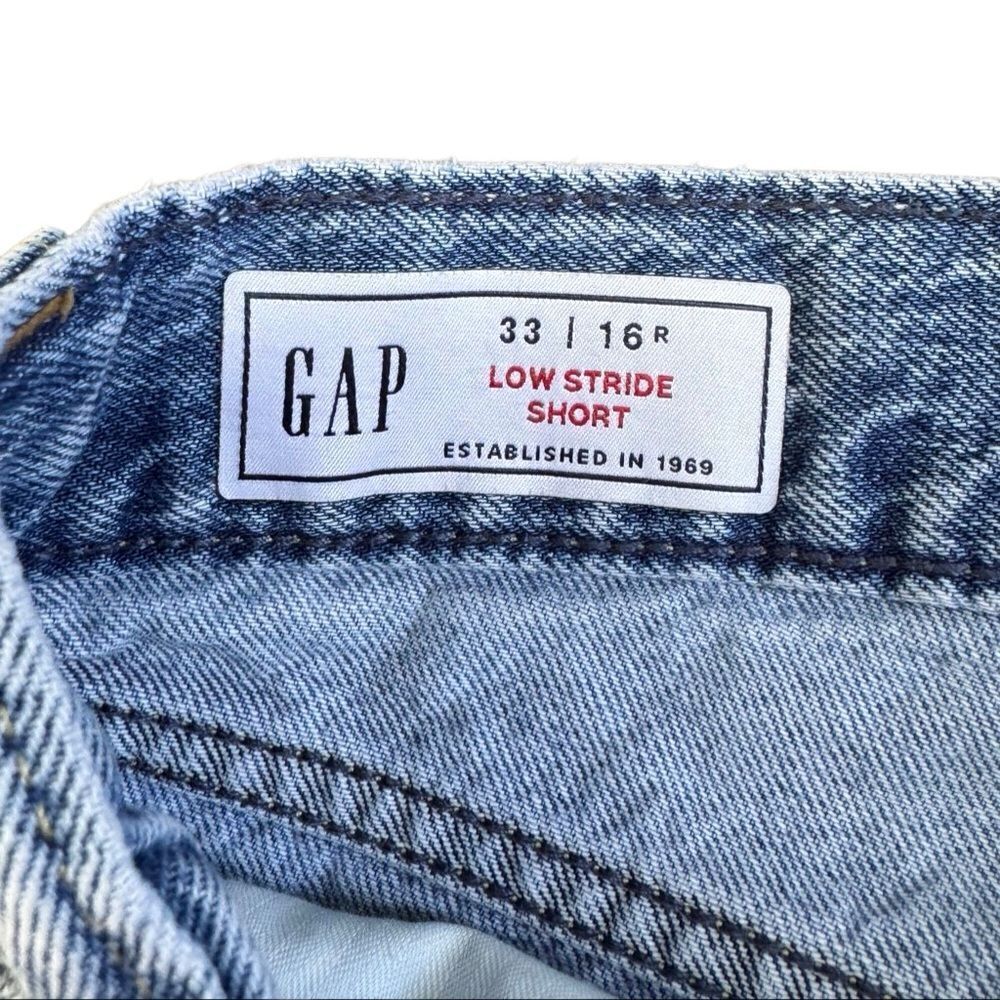 GAP Women's Low Stride Denim Jean Shorts Size 33 | 16 - Picture 7 of 9